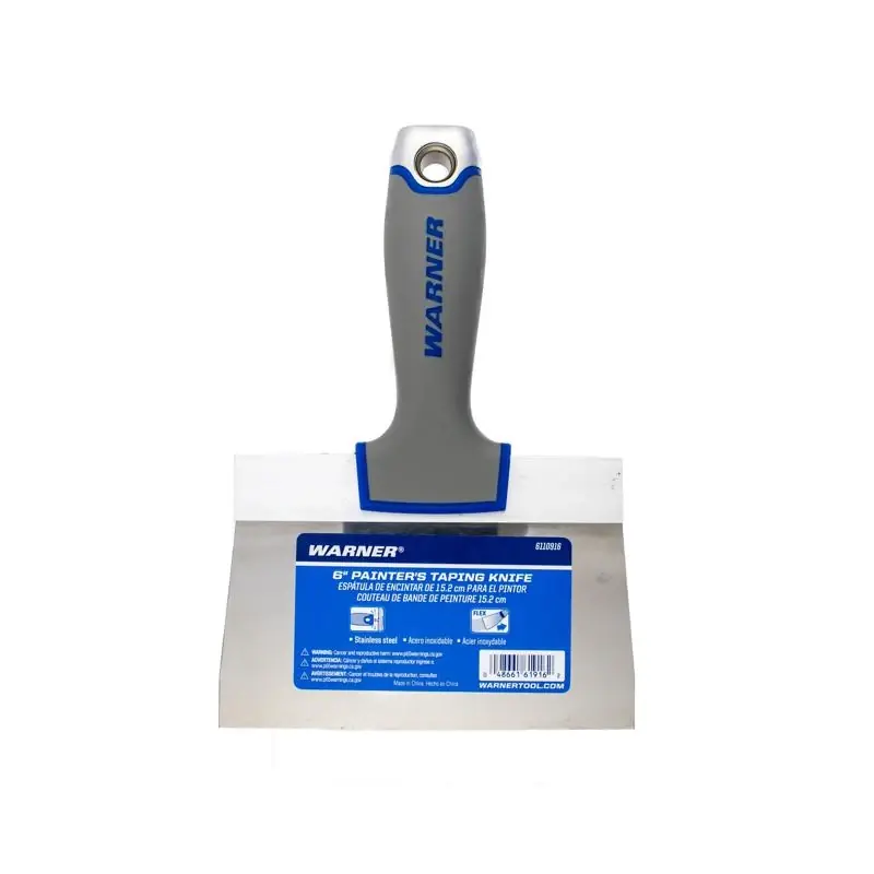 Stainless Steel Flexible Taping Knife 1 In. H X 8.9 In. W X 6 In. L