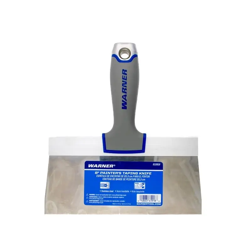 Stainless Steel Flexible Taping Knife 1 In. H X 8.9 In. W X 8 In. L