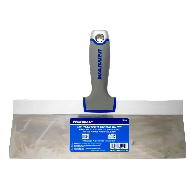 Stainless Steel Flexible Taping Knife 1 In. H X 8.9 In. W X 12 In. L