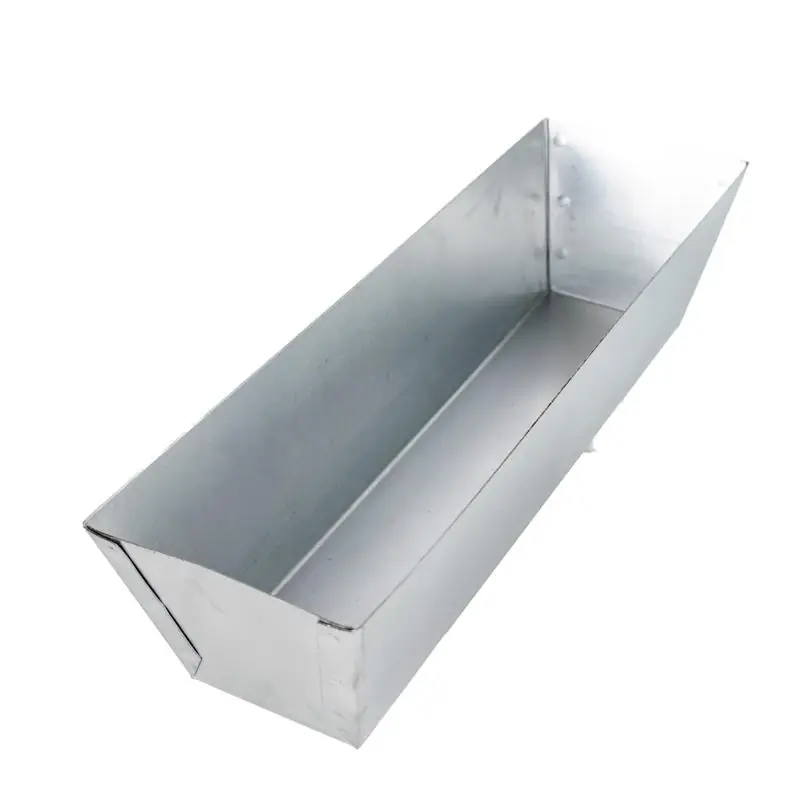 Galvanized Steel Mud Pan 3.5 In. Height X 4 In. Width X 12 In. Length
