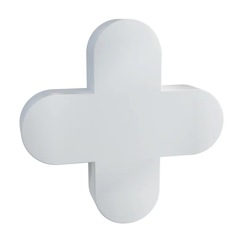 .9 In. H X 0.9 In. W X .12 In. L Plastic Tile Spacer 200 Pc