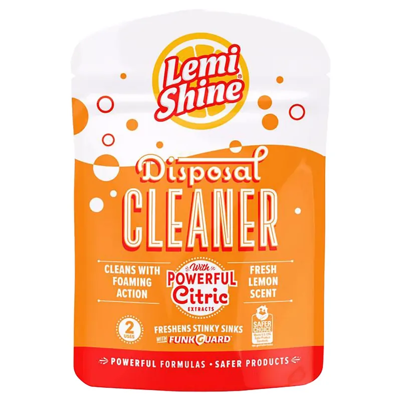 Lemon Scent Garbage Disposal Cleaner 8.46 Oz Powder