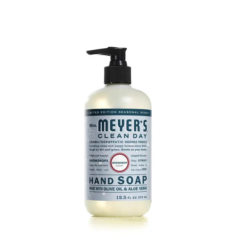 Liquid Hand Soap, Snowdrop Holiday Seasonal, 12.5 Oz.