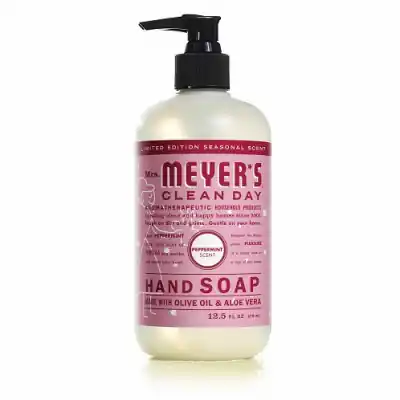 Clean Day Organic Peppermint Scent Liquid Hand Soap 12.5 Oz