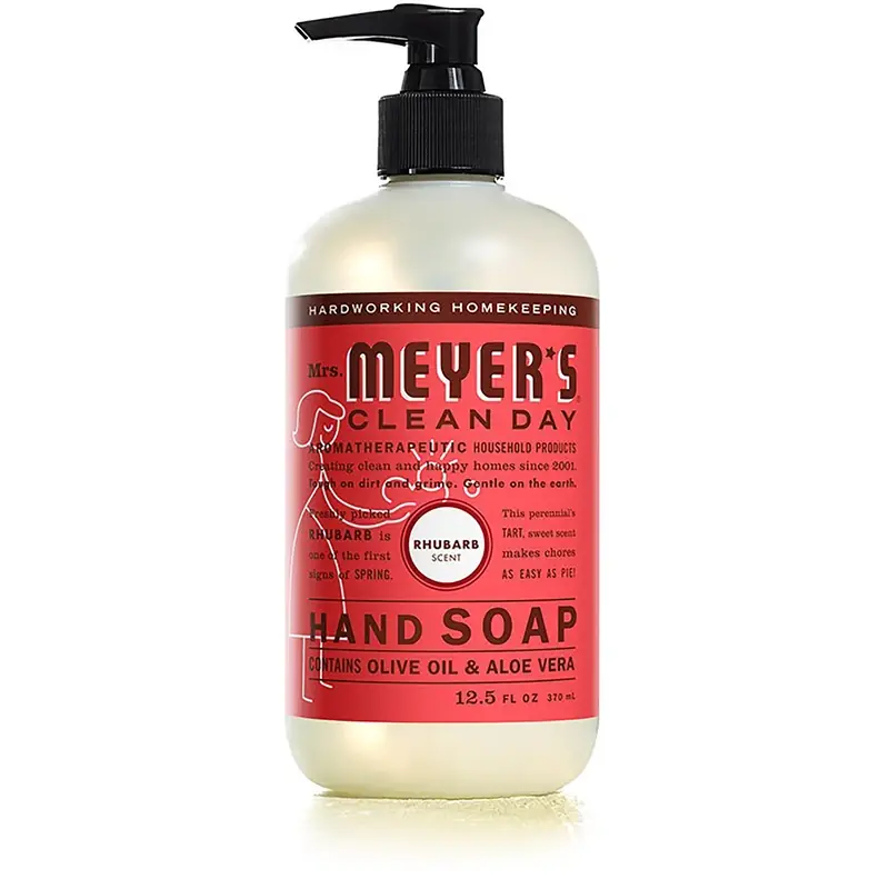 Liquid Hand Soap, Rhubarb Scent, 12.5 Oz.
