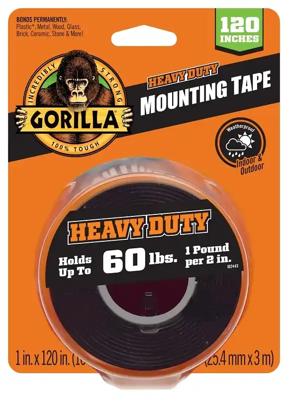 120 In. L X 1 In. W Double-sided Mounting Tape