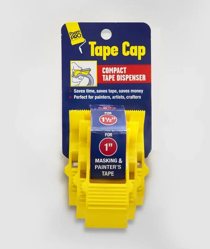 Tape Cap 1 And1.5 And 2 In. W Tape Dispenser 3 Pk