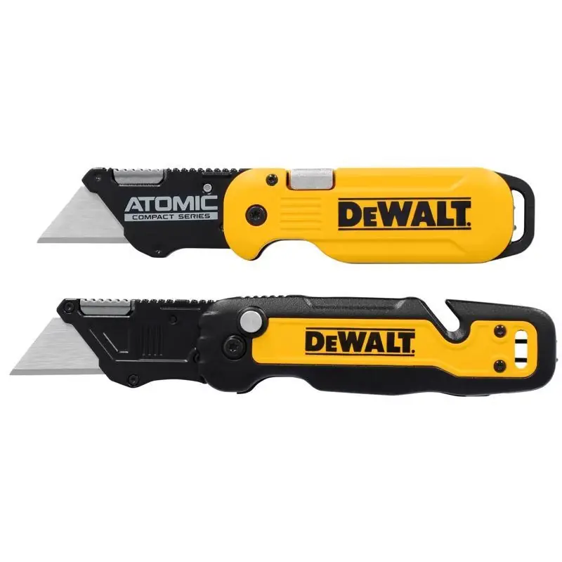 Dwht10995 Press And Flip Utility Knife Set Black/yellow 2 Piece