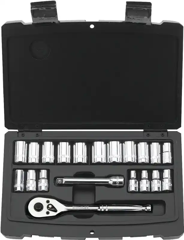 20-pc. Sae Socket Mechanic Set, 1/4 In. Drive