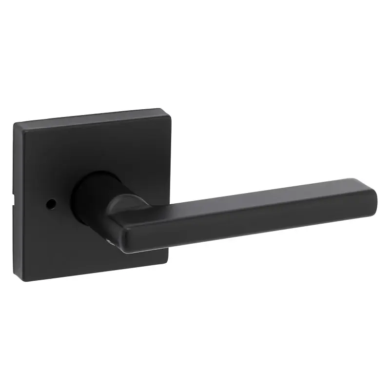 Halifax Matte Black Privacy Lever