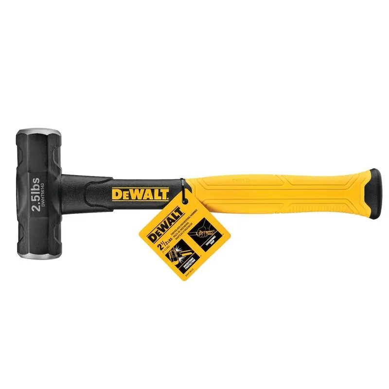 2.5‑lb Engineer Hammer With Fiberglass Handle – Forged Steel Head