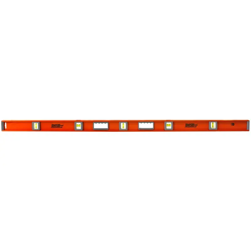Level 78 Inch Magnetic Heavy Duty Aluminum I-beam Level With 5 Vials