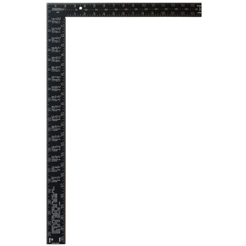 Arc Angle Framing Square, Aluminum, 16 X 24 In.