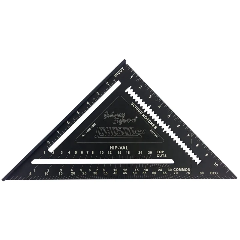 Ez Read Rafter Square, Aluminum, 12-in.