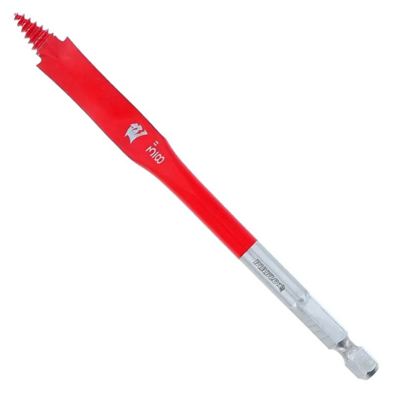 3/8 In. X 4 In. L High Speed Steel Clean Wood Spade Bit Hex Shank 1 Pk