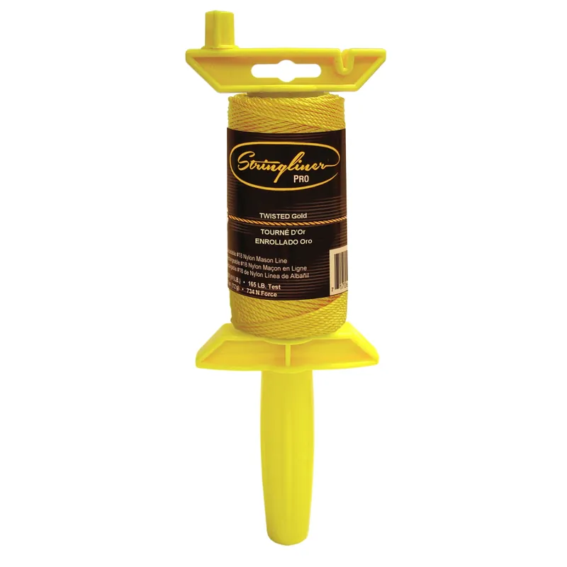135 Ft. Gold Twisted Nylon Mason Line Reel - Model 25000