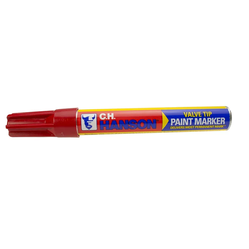 El Marko Red Valve Tip Paint Marker 1 Pc