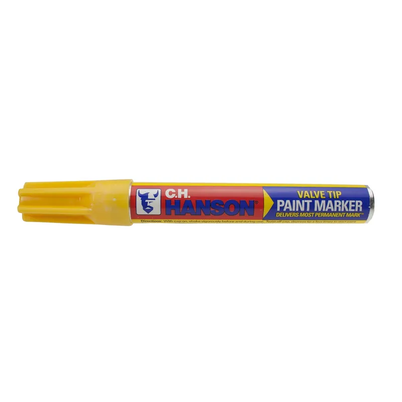 El Marko Yellow Valve Tip Paint Marker 1 Pc