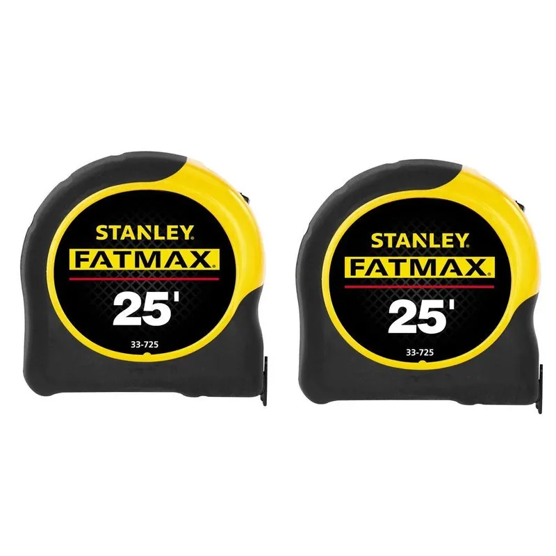 Fatmax 25 Ft. L X 1-1/4 In. W Compact Wide Blade Tape Measure Set 2 Pk