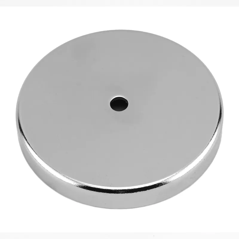Heavy Duty Round Base Magnet, 95 Lb. Pull