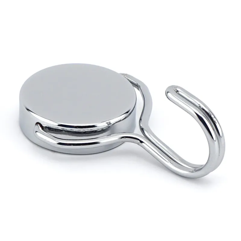 Magnetic Swivel Hook, 1.5 X 3 X 5-in.
