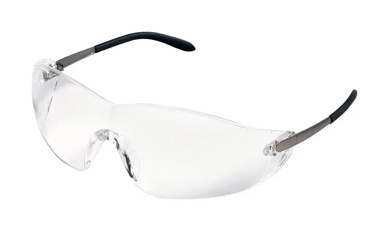 Blackjack Safety Glasses Clear Lens Black Frame 1 Pk