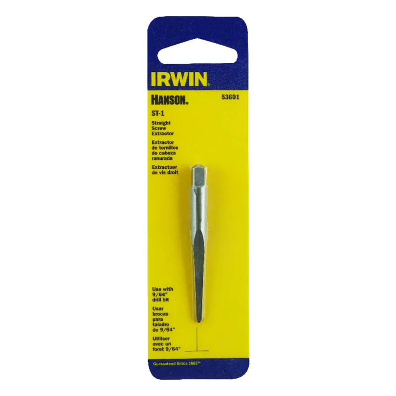 Hanson 1 Straight Flute Screw Extractor
