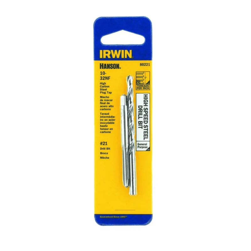 Tap & Drill Set, National Fine Thread, 10 X 32