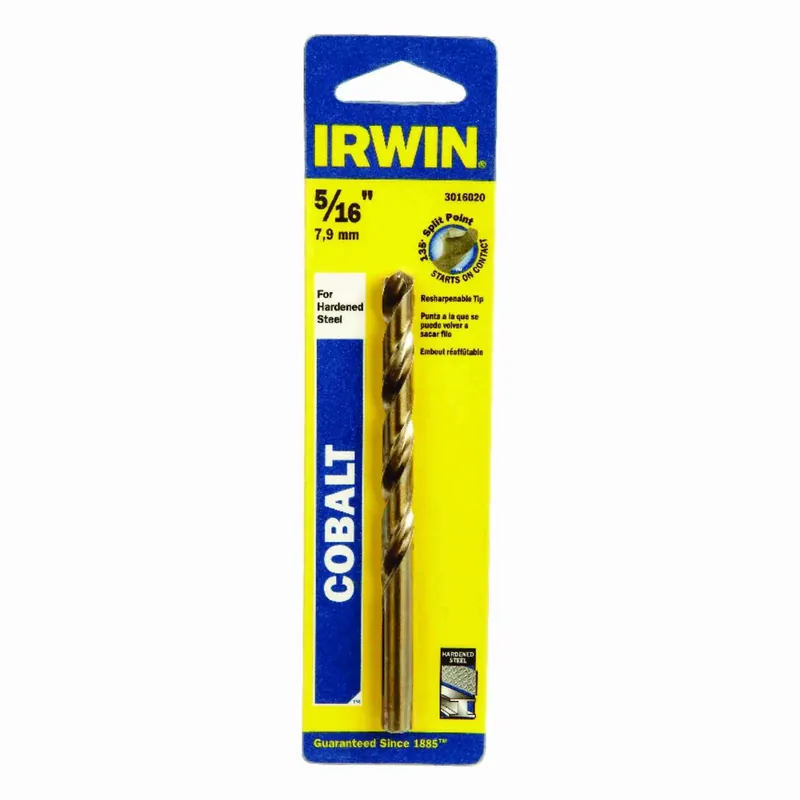 Cobalt Steel Drill Bit, 5/16-in.