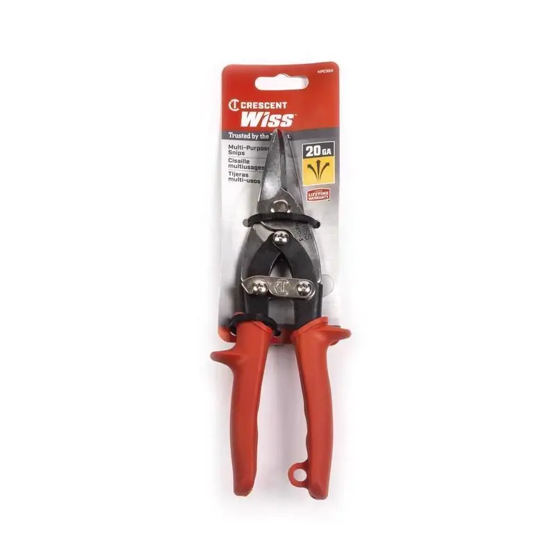 Metal Wiss 9 In. Molybdenum Steel Multi-purpose Snips 20 Ga. 1 Pk