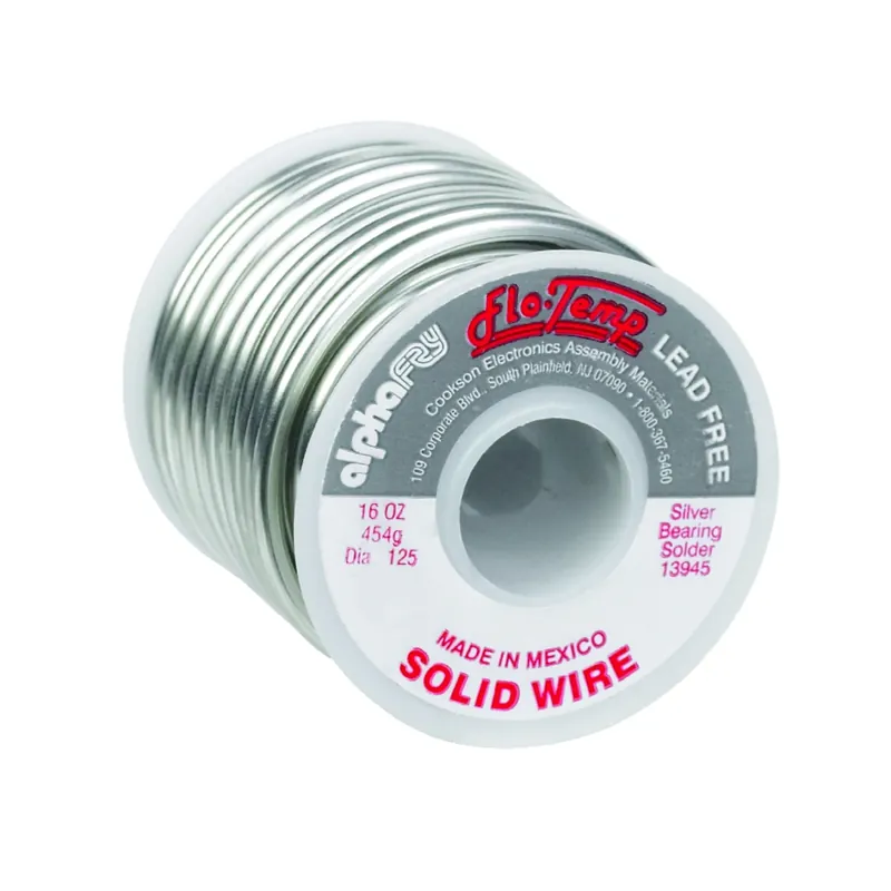 Lead-free Plumbing Solder, 16-oz., .125-diameter