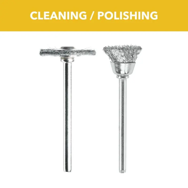 Carbon Steel Cleaning And Polishing Moto Tool Kit 2 Each