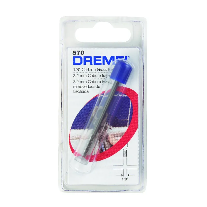 1/8 In In. X 1-1/2 In. L Carbide Tipped Grout Removal Bit 1 Pk