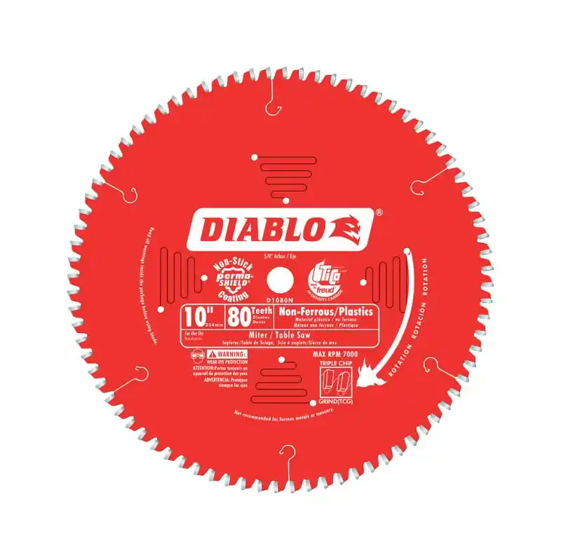 10 In. D X 5/8 In. Tico Hi-density Carbide Circular Saw Blade 80 Teeth 1 Pk