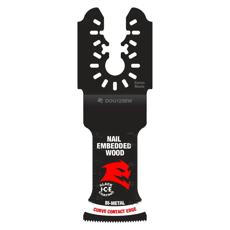 1-1/4 In. X 1-1/4 In. W Bi-metal Oscillating Blade Nail-embedded Wood 1 Pk