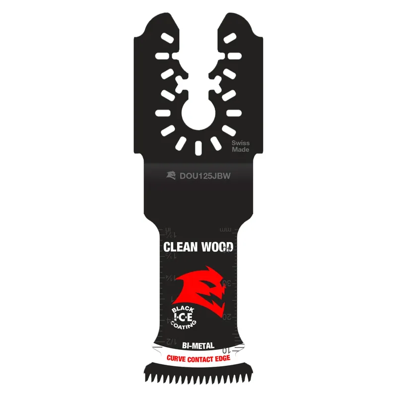 1-1/4 In. X 1-1/4 In. W Bi-metal Oscillating Blade Clean Wood 3 Pk