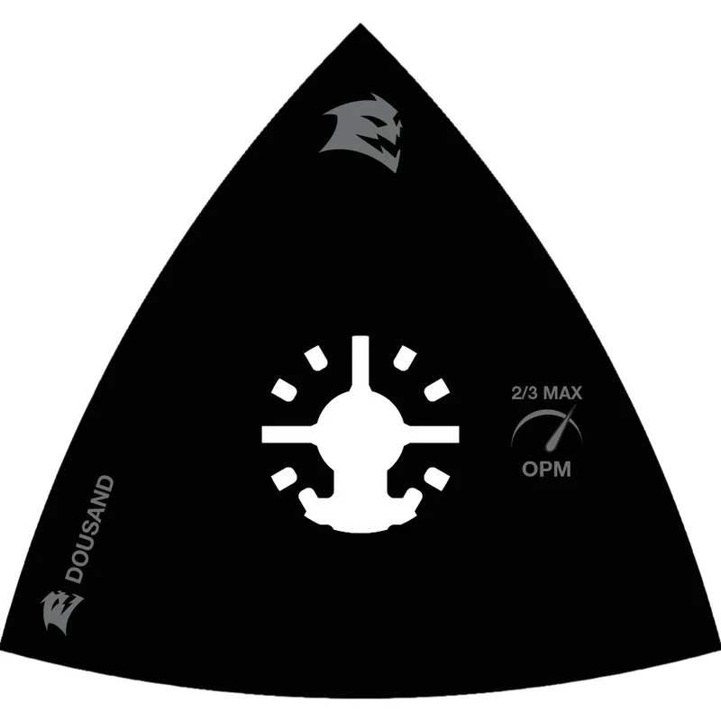 3-1/8 In. X 3-1/8 In. W Rubber Triangular Oscillating Sanding Pad 1 Pk