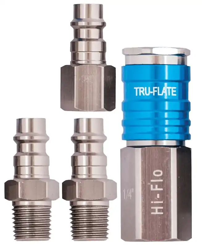 1/4 In. Coupler And Plug Kit Carded 4 Pc