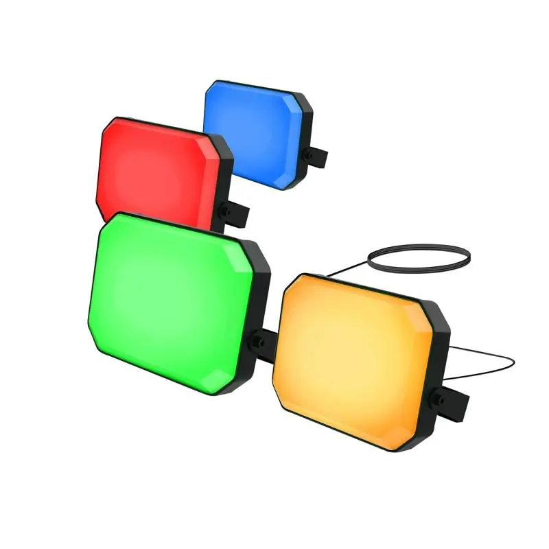 Square E26 (medium) Smart-enabled Led Floodlight Bulb Color Changing 20 Watt Equivalence 4 Pk