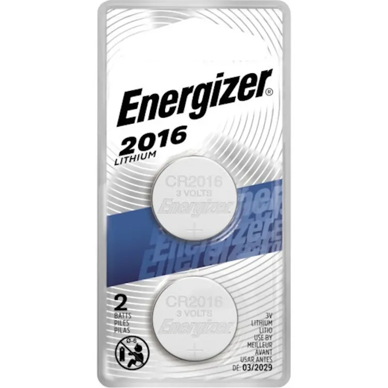 Lithium 2016 3 V Electronic/watch Battery 2016bp-2n 2 Pk