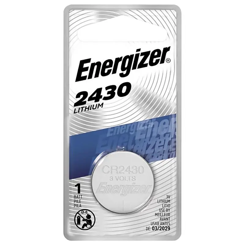 Lithium Coin 2430 3 V 0.29 Mah Keyless Entry Battery 1 Pk