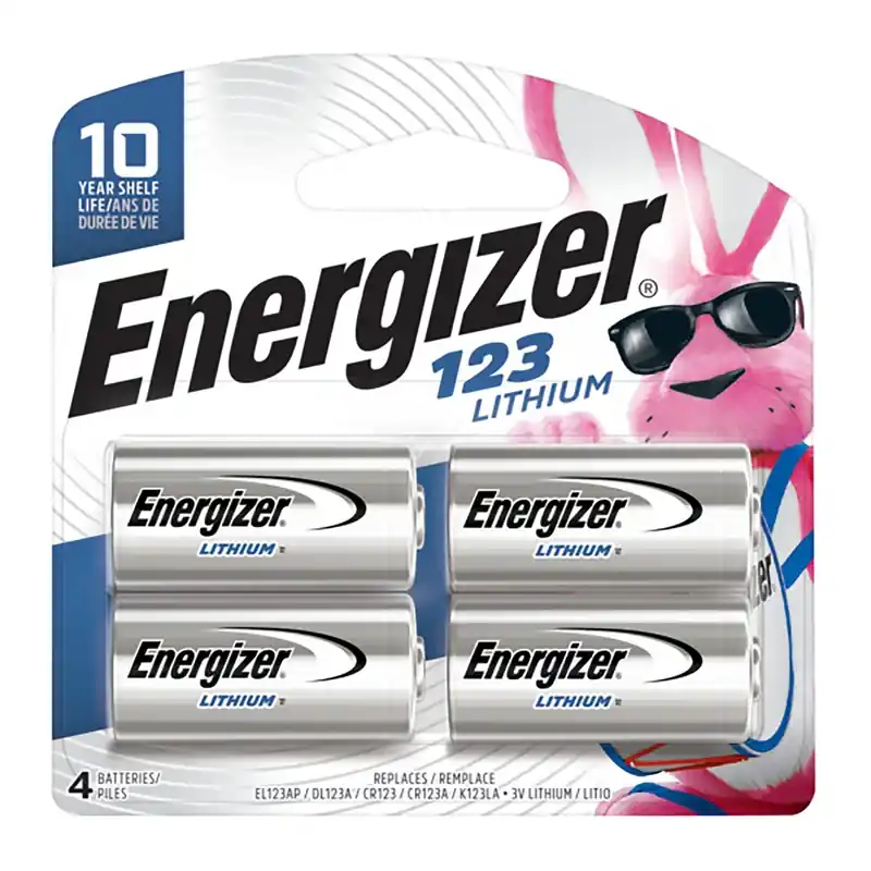 Lithium 123 3 V Camera Battery 4 Pk