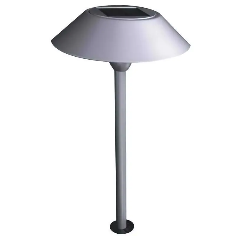 Onesync Brushed Nickel Solar Powered 0.4 W Led Pathway Light 1 Pk