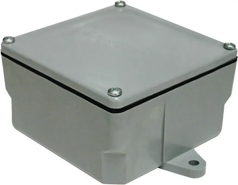 New And Old Work Square Pvc 1 Gang Junction Box Gray