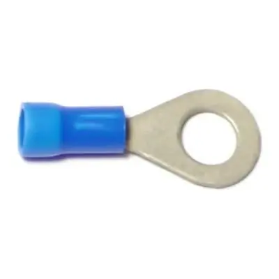 16 Wg To 14 Wg X 1/4 Insulated Ring Terminals Rterm-201 (20 Pcs.)