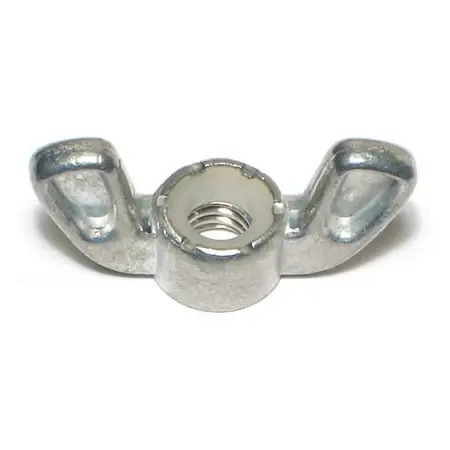 5/16 -18 X 1-1/2 Zinc Plated Steel Coarse Thread Wing Nuts Wns-199 (10 Pcs.)