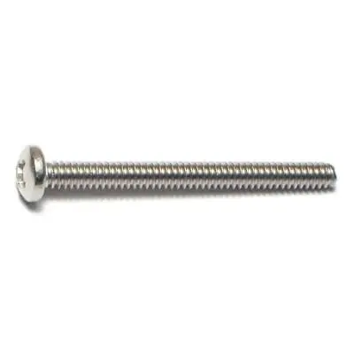 6-32 X 1-1/2 Stainless Steel Phillips Pan Head Machine Screws - 18-8 Grade