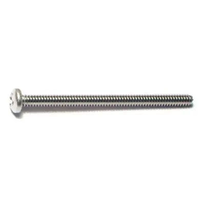 6-32 X 2 Stainless Steel Phillips Pan Head Machine Screws - 18-8 Grade