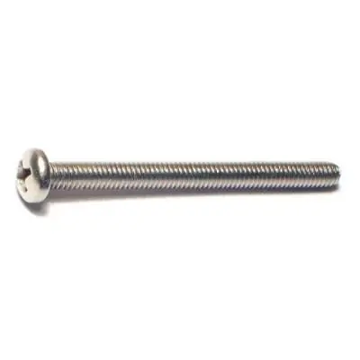 8-32 X 2 Stainless Steel Phillips Pan Head Machine Screws - 18-8 Grade