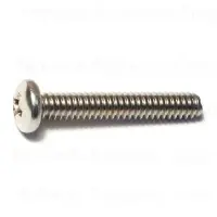 10-24 X 1-1/4 Stainless Steel Phillips Pan Machine Screws - Durable Fasteners